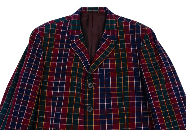 Yohji Yamamoto POUR HOMME Wool Blend Jacket Multi Size L