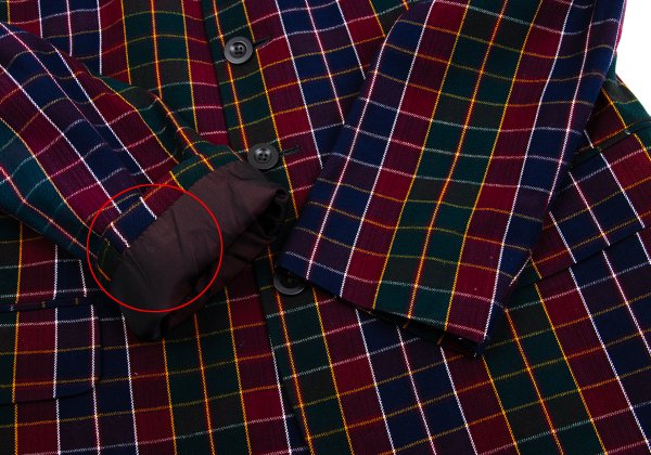 Yohji Yamamoto POUR HOMME Wool Blend Jacket Multi Size L