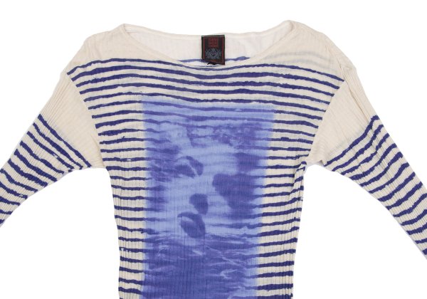 Jean Paul GAULTIER CLASSIQUE Frame Face Knit Ivory Size 48