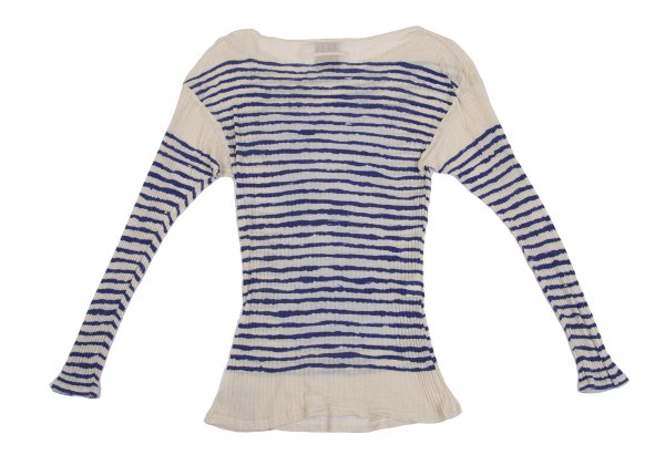 Jean Paul GAULTIER CLASSIQUE Frame Face Knit Ivory Size 48