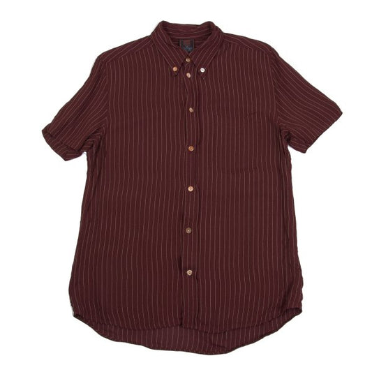 Jean Paul Gaultier Classique Rayon Stripe Shirt Red Size 48