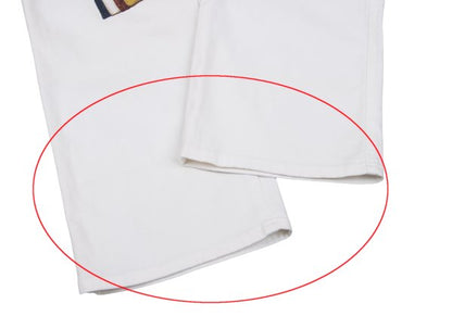 GAULTIER JEAN'S Trompe L'oeil Stretch Jeans White Size 48