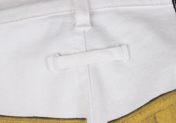 GAULTIER JEAN'S Trompe L'oeil Stretch Jeans White Size 48