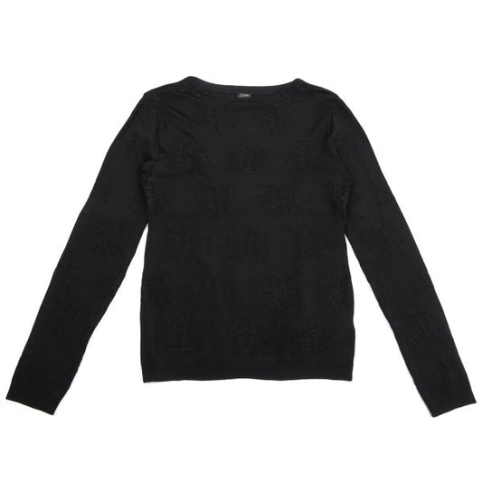Jean Paul GAULTIER HOMME Acrylic Stretch Knit Black Size 48