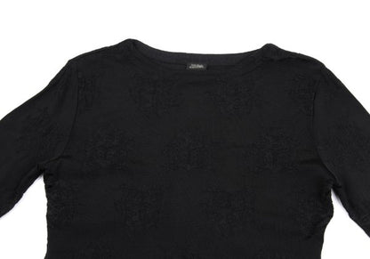 Jean Paul GAULTIER HOMME Acrylic Stretch Knit Black Size 48