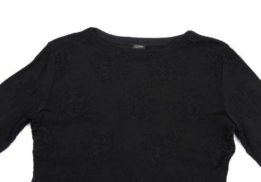 Jean Paul GAULTIER HOMME Acrylic Stretch Knit Black Size 48