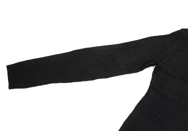 Jean Paul GAULTIER HOMME Acrylic Stretch Knit Black Size 48