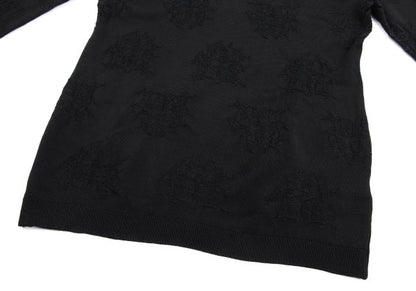 Jean Paul GAULTIER HOMME Acrylic Stretch Knit Black Size 48