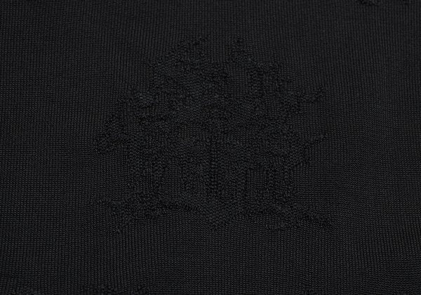 Jean Paul GAULTIER HOMME Acrylic Stretch Knit Black Size 48
