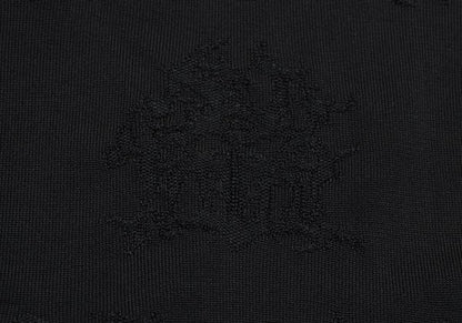 Jean Paul GAULTIER HOMME Acrylic Stretch Knit Black Size 48