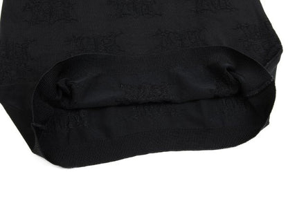Jean Paul GAULTIER HOMME Acrylic Stretch Knit Black Size 48