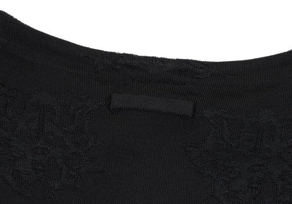 Jean Paul GAULTIER HOMME Acrylic Stretch Knit Black Size 48