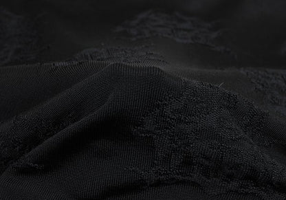 Jean Paul GAULTIER HOMME Acrylic Stretch Knit Black Size 48