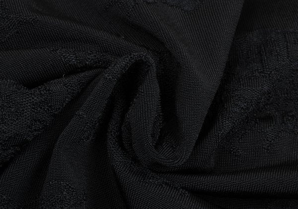 Jean Paul GAULTIER HOMME Acrylic Stretch Knit Black Size 48