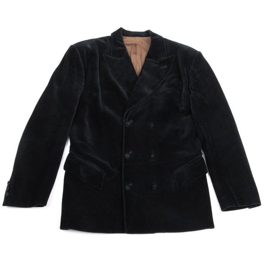 Jean Paul GAULTIER HOMME Corduroy Jacket Black Size 50