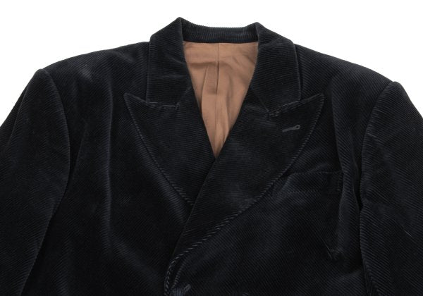 Jean Paul GAULTIER HOMME Corduroy Jacket Black Size 50