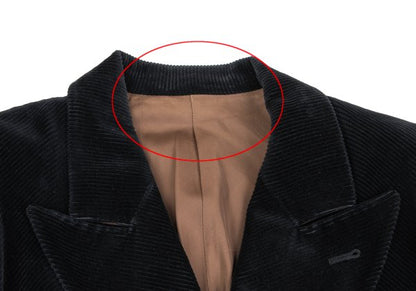 Jean Paul GAULTIER HOMME Corduroy Jacket Black Size 50