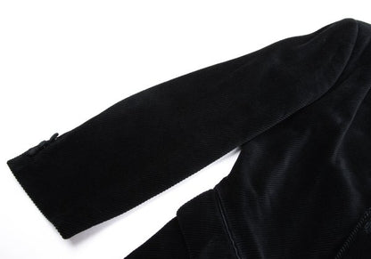 Jean Paul GAULTIER HOMME Corduroy Jacket Black Size 50