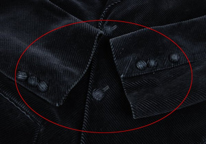 Jean Paul GAULTIER HOMME Corduroy Jacket Black Size 50