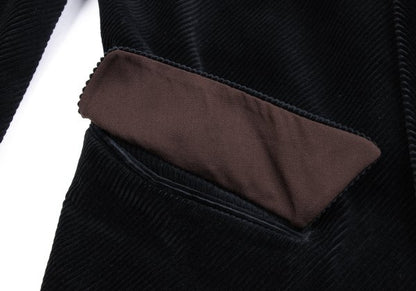 Jean Paul GAULTIER HOMME Corduroy Jacket Black Size 50
