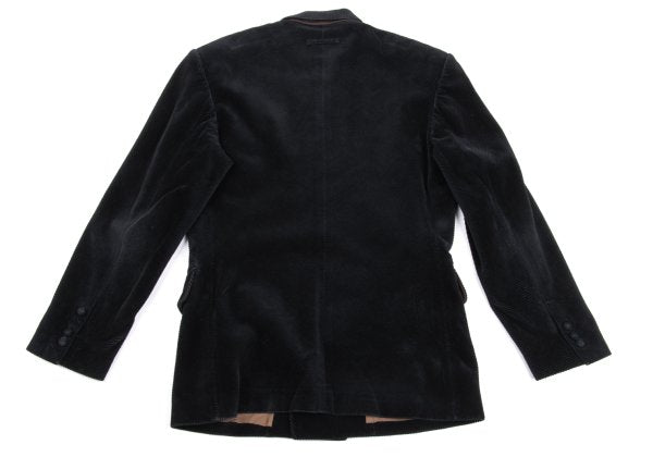 Jean Paul GAULTIER HOMME Corduroy Jacket Black Size 50