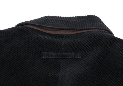 Jean Paul GAULTIER HOMME Corduroy Jacket Black Size 50