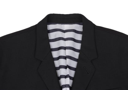 Jean Paul GAULTIER HOMME Wool Nylon Jacket Black Size 50