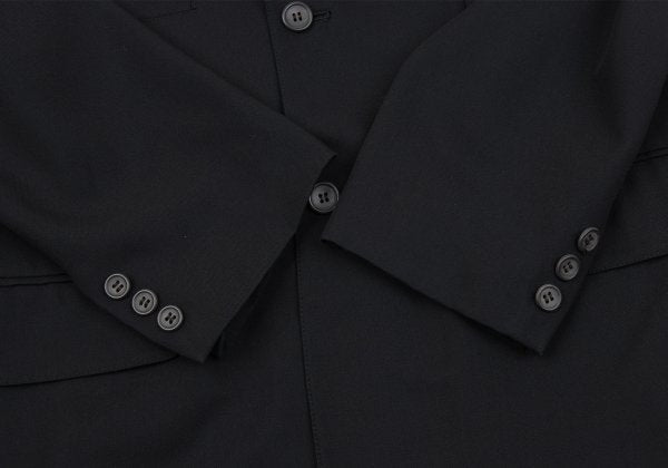 Jean Paul GAULTIER HOMME Wool Nylon Jacket Black Size 50