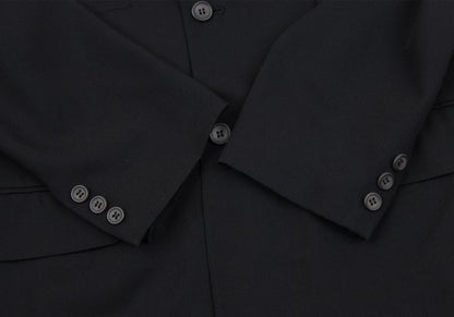 Jean Paul GAULTIER HOMME Wool Nylon Jacket Black Size 50