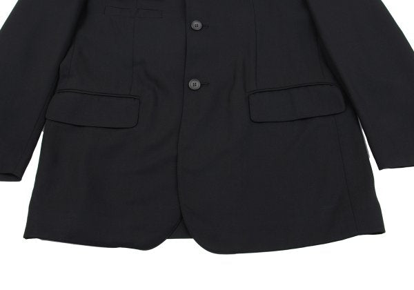 Jean Paul GAULTIER HOMME Wool Nylon Jacket Black Size 50