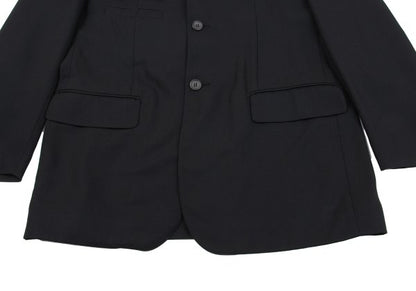 Jean Paul GAULTIER HOMME Wool Nylon Jacket Black Size 50