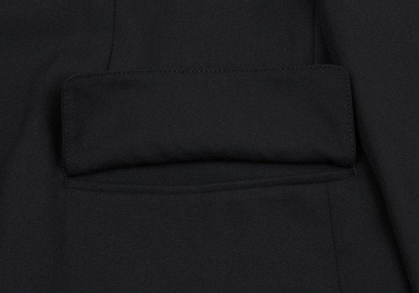 Jean Paul GAULTIER HOMME Wool Nylon Jacket Black Size 50