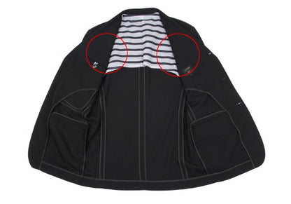 Jean Paul GAULTIER HOMME Wool Nylon Jacket Black Size 50