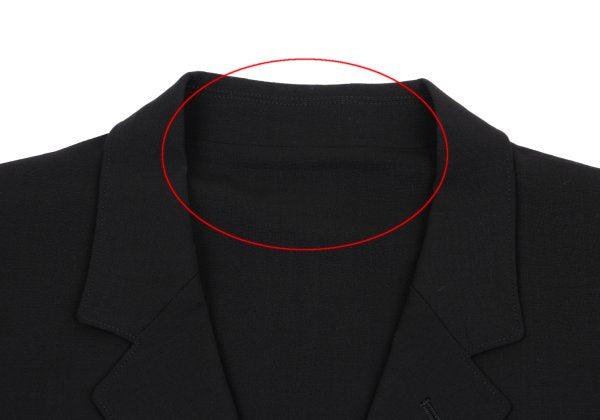 Jean Paul GAULTIER HOMME Wool Flap Jacket Black Size 48