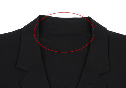 Jean Paul GAULTIER HOMME Wool Flap Jacket Black Size 48