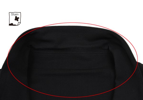 Jean Paul GAULTIER HOMME Wool Flap Jacket Black Size 48