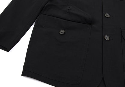 Jean Paul GAULTIER HOMME Wool Flap Jacket Black Size 48