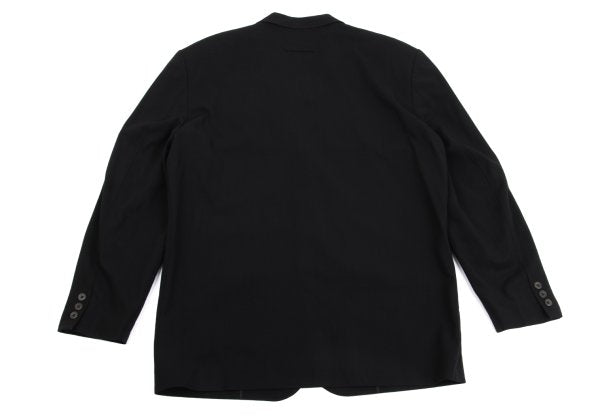 Jean Paul GAULTIER HOMME Wool Flap Jacket Black Size 48