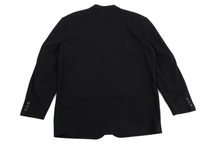 Jean Paul GAULTIER HOMME Wool Flap Jacket Black Size 48