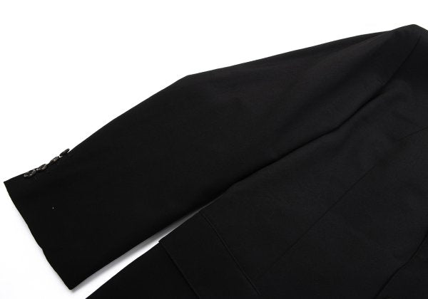 Jean Paul GAULTIER HOMME Black Striped Wool Jacket Size 52