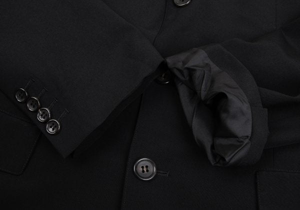 Jean Paul GAULTIER HOMME Black Striped Wool Jacket Size 52