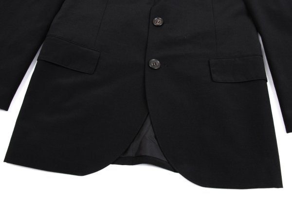 Jean Paul GAULTIER HOMME Black Striped Wool Jacket Size 52