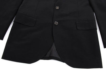 Jean Paul GAULTIER HOMME Black Striped Wool Jacket Size 52