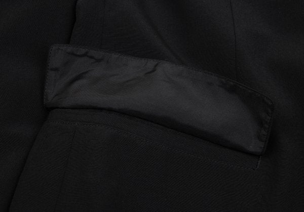 Jean Paul GAULTIER HOMME Black Striped Wool Jacket Size 52