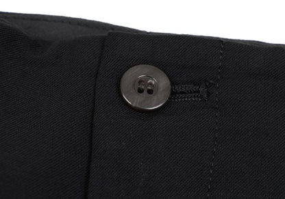 Jean Paul GAULTIER HOMME Wool Tuck Pants Black Size 48