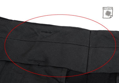 Jean Paul GAULTIER HOMME Wool Tuck Pants Black Size 48