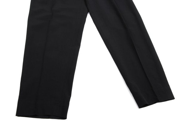 Jean Paul GAULTIER HOMME Wool Tuck Pants Black Size 48