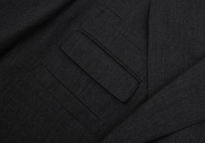 Jean Paul GAULTIER HOMME Wool Peaked Jacket Charcoal Size 48