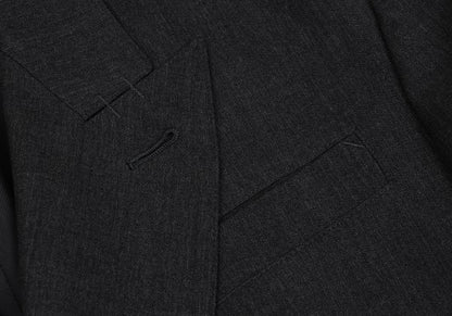 Jean Paul GAULTIER HOMME Wool Peaked Jacket Charcoal Size 48