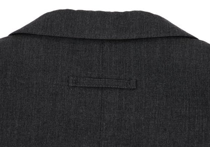 Jean Paul GAULTIER HOMME Wool Peaked Jacket Charcoal Size 48